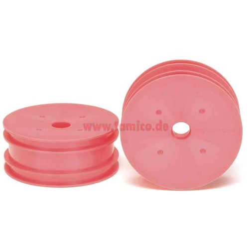 Tamiya Dish-Felgen vorn (2 Stk., pink) DN-01 / TRF201 #54279