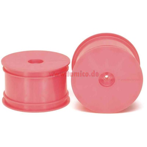 Tamiya 54280 Dish-Felgen Pink hinten (DN-01 / TRF201 / DB-01)