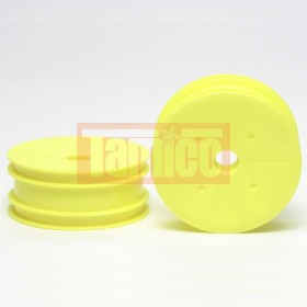 Tamiya #54285 DN-01 F Dish Wheels Flu.Yellow