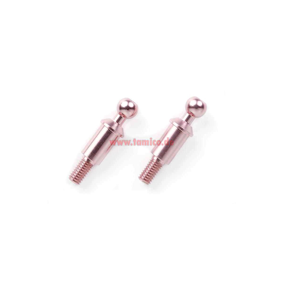 Tamiya Alu Kugelkopfschrauben (2 Stk., pink) GB-01...