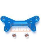 Tamiya 40544 Alu Querlenker-Halterung vorne blau GT-01 TamTech-Gear
