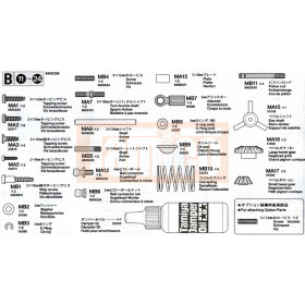 Tamiya Metallteile-Beutel B (TT-01D) #9400299