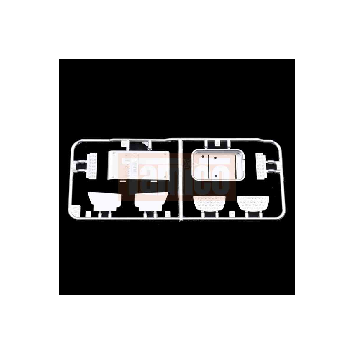 Tamiya W-Teile (Trittstufen chrom matt) MAN TGX #19225120