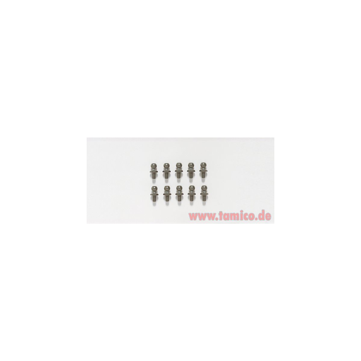 Tamiya Kugelkopf Alu 5mm Extra-Beschichtet (10 Stk.) #53598