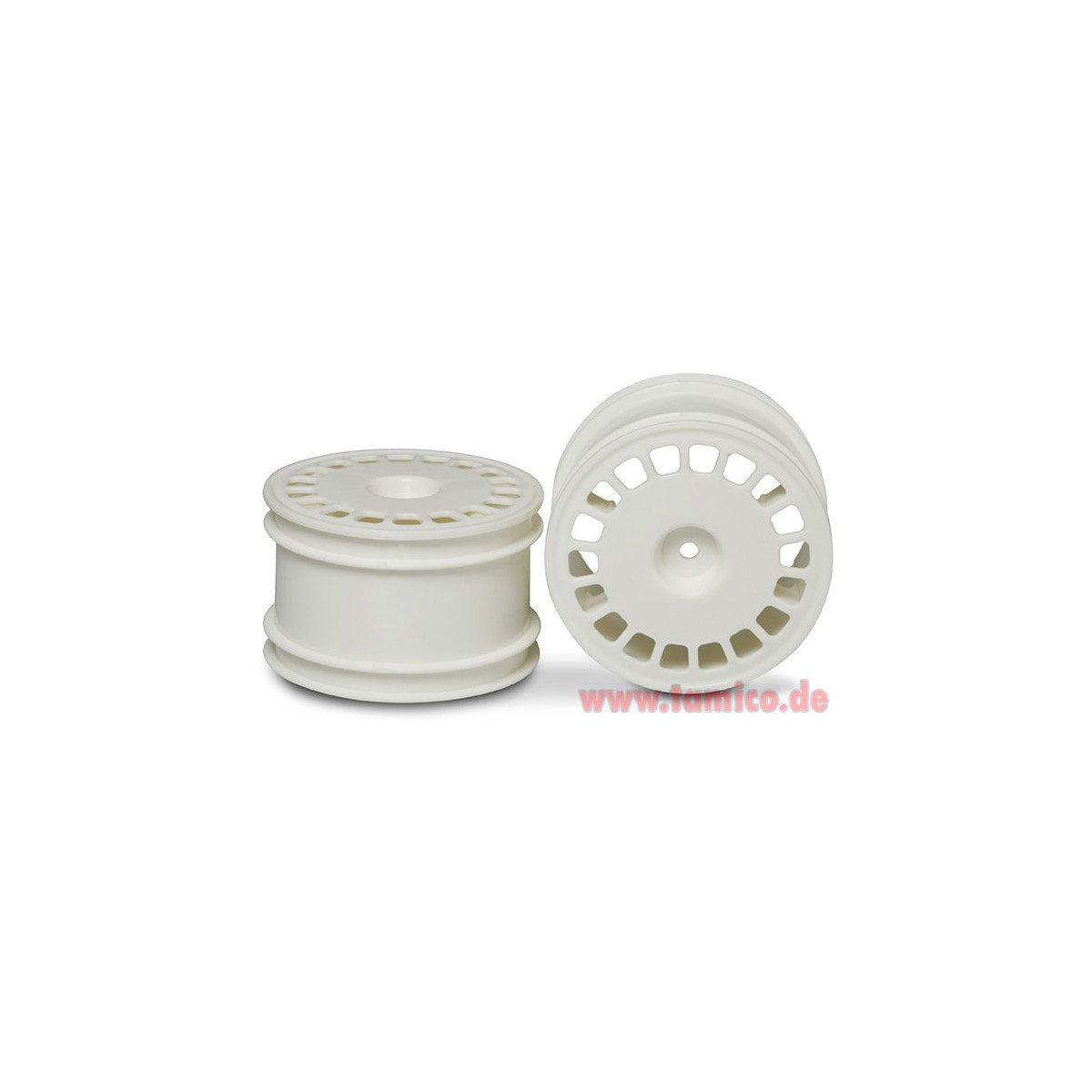 Tamiya Off-Road 4WD Felgen hinten weiß (2 Stk.) #53881