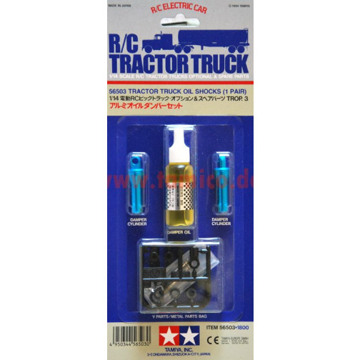 Tamiya Öldruckstoßdämpfer blau (2 Stk., Truck) #56503