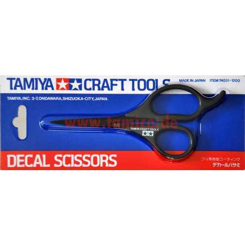 Tamiya Schere für Decals/Aufkleber #74031