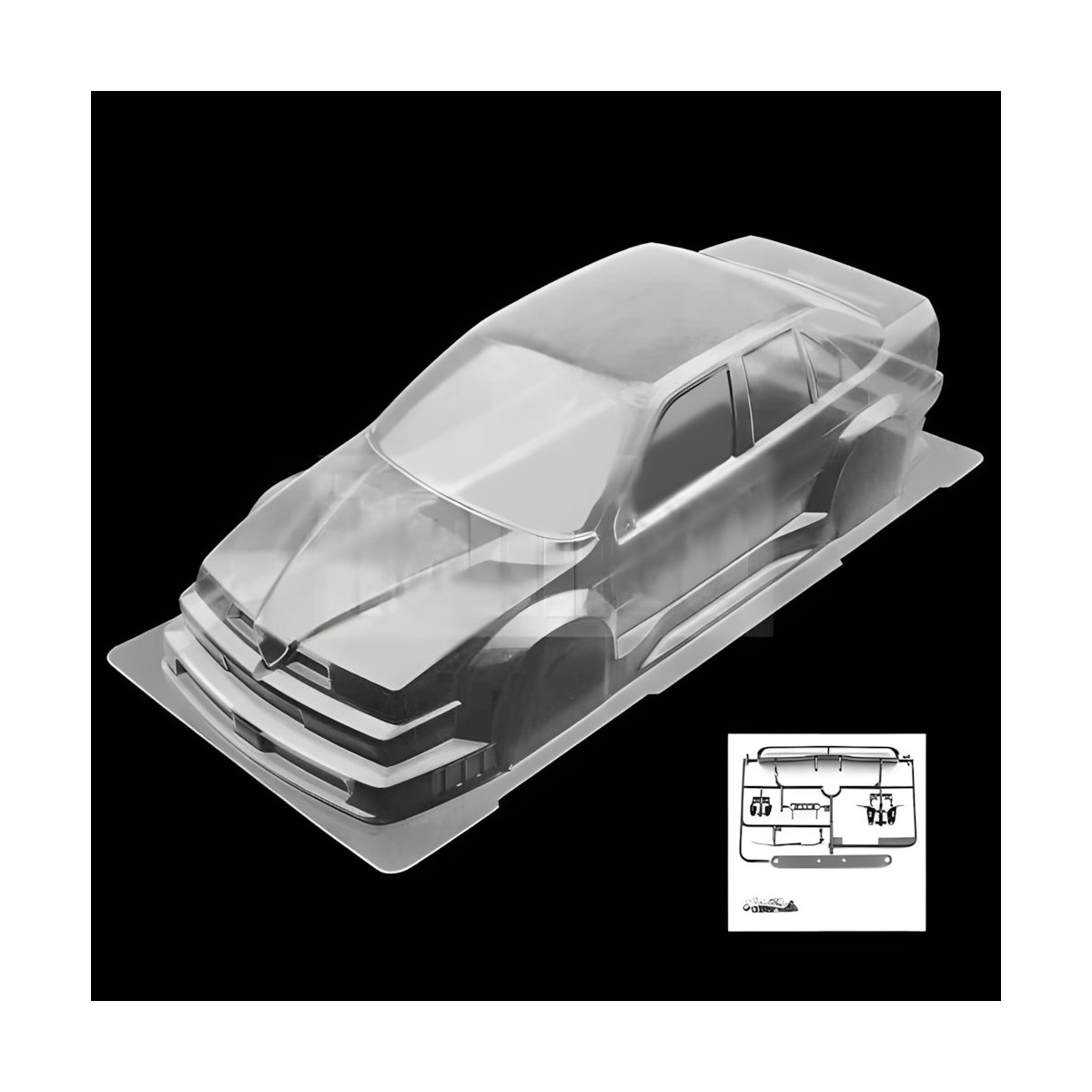 Tamiya Karosserie-Satz Alfa Romeo 155 V6 TI (190mm) #84234