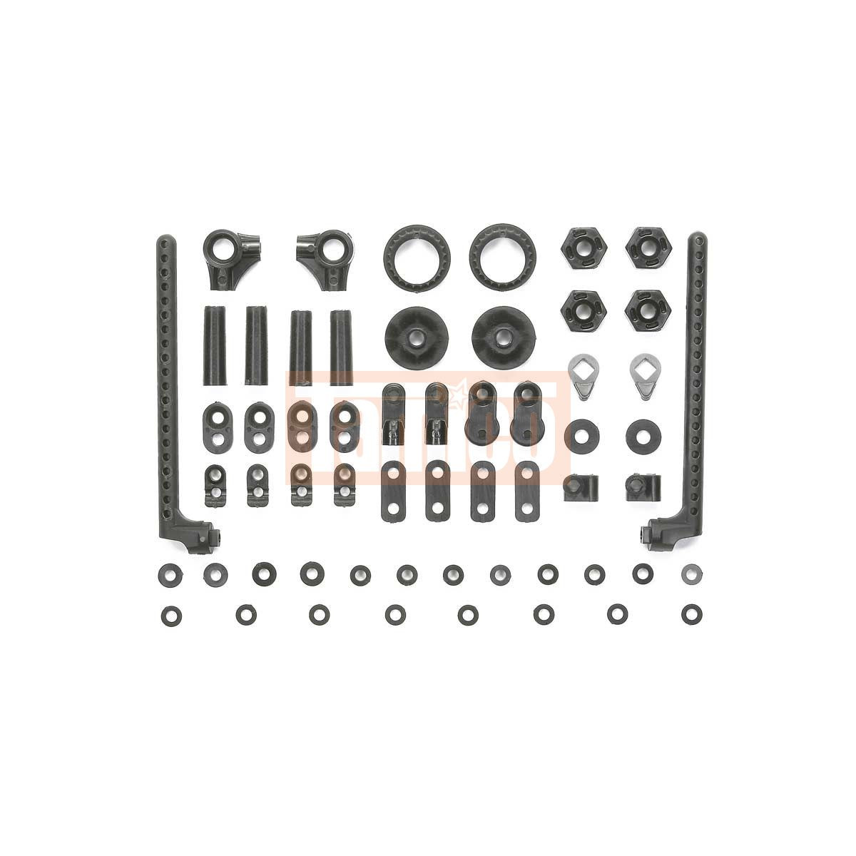 Tamiya N-Teile (Karosseriehalter, Umlenkhebel) TA06 #51457