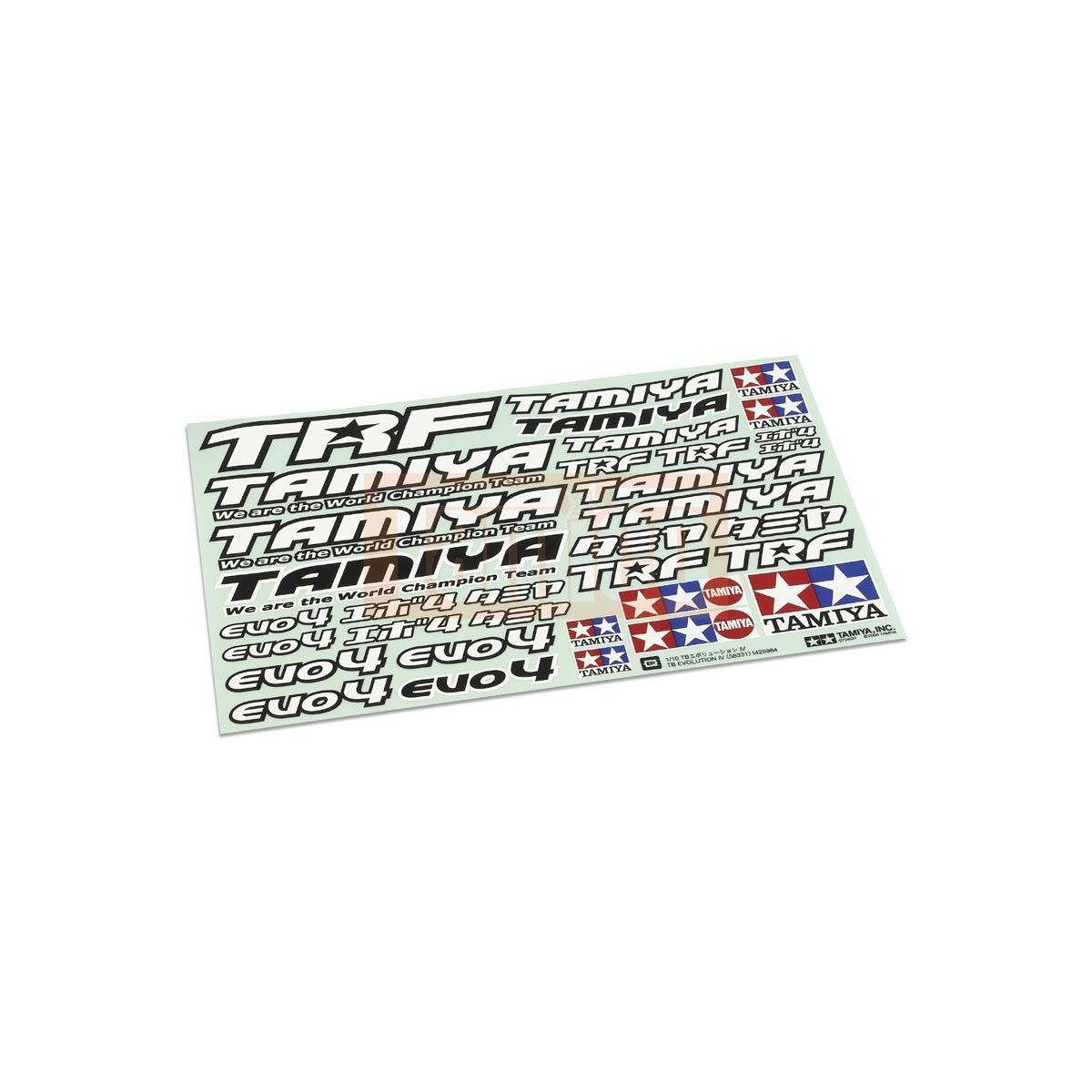 Tamiya Aufkleber TB Evo IV (58331) #1425984