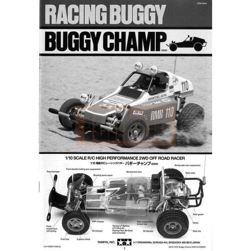 Tamiya Bauanleitung Buggy Champ 2009 (58441)
