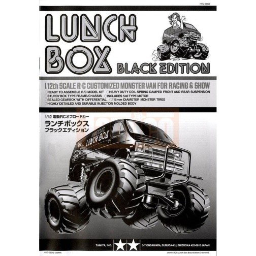 Tamiya Bauanleitung Lunch Box Black Edition 58546