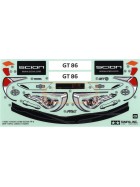 Tamiya Zusatzaufkleber GT 86 Drift-Spec 58551