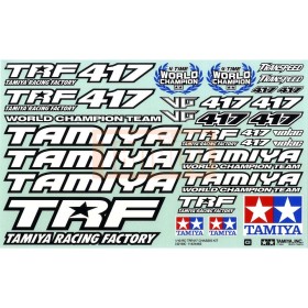 Tamiya Logo Aufkleber TRF417 Chassis 42184