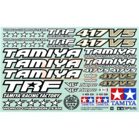 Tamiya Logo Aufkleber TRF417 V5 Chassis 42240