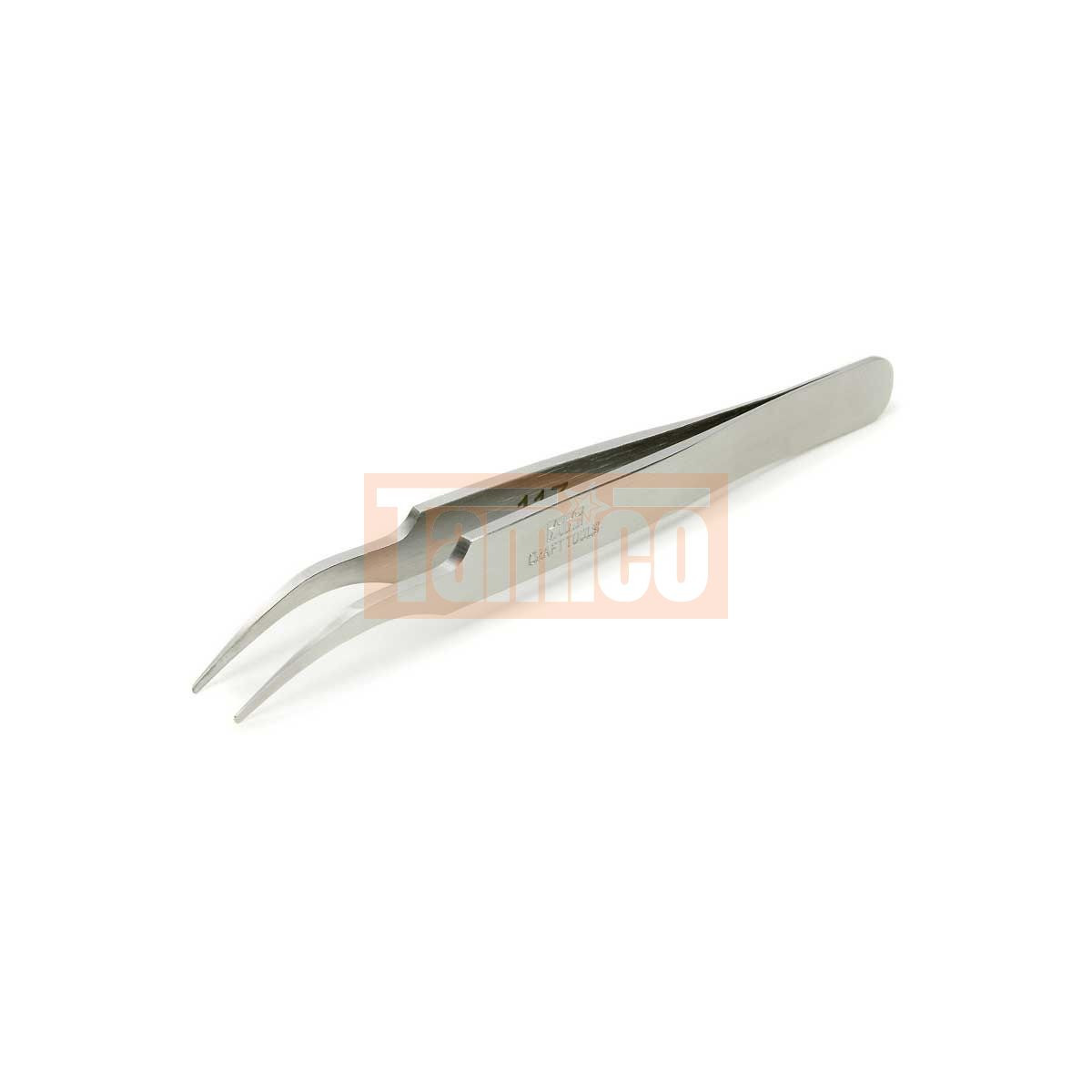 Tamiya #74108 HG Angled Tweezers Round Tip