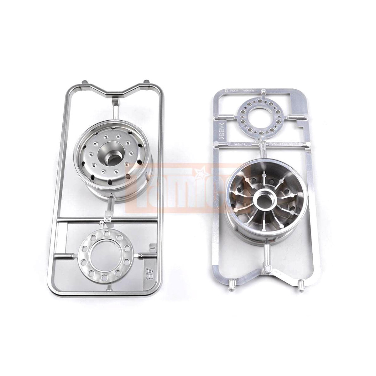 Tamiya #56520 Plated Wheels (30mm/Matte)
