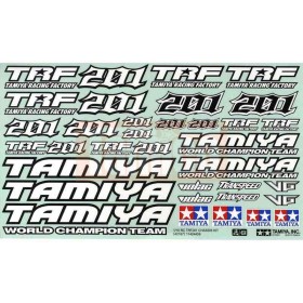 Tamiya Aufkleber TRF201 Sticker-Satz #11424459