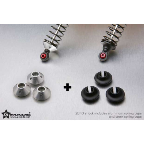 Gmade Team ZERO Alu Dämpfer-Satz 94mm (4 Stk. silber)