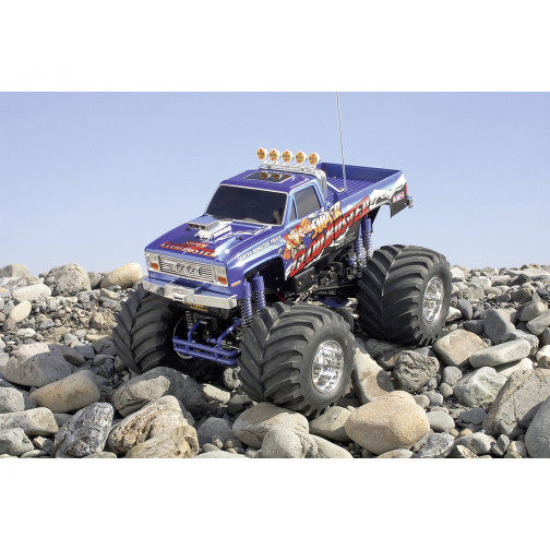 CLOD BUSTER 1/10 RCモンスタートラック Tamiya 1/10 Super Clod Buster 4X4 Monster Truck Kit, Grey