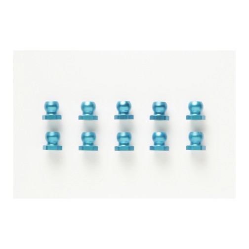 Tamiya 53869 5mm Alu Kugelmutter blau (10)