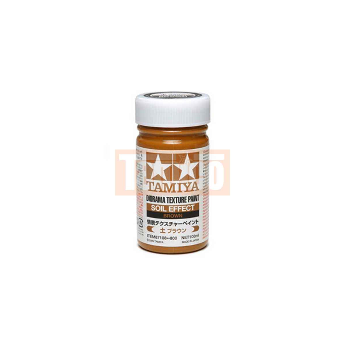 Tamiya #87108 Texture Paint-Soil, Brown