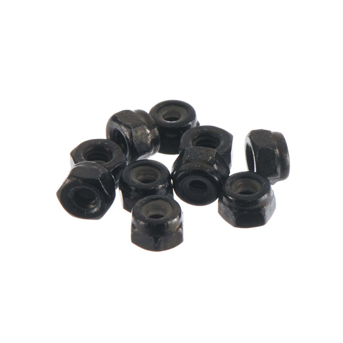 Axial AX31147 Nylon Sicherungsmutter M2 schwarz (10)