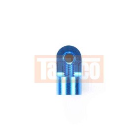 Tamiya Alu Adapter Motorbefestigung (blau) TA06 #54371
