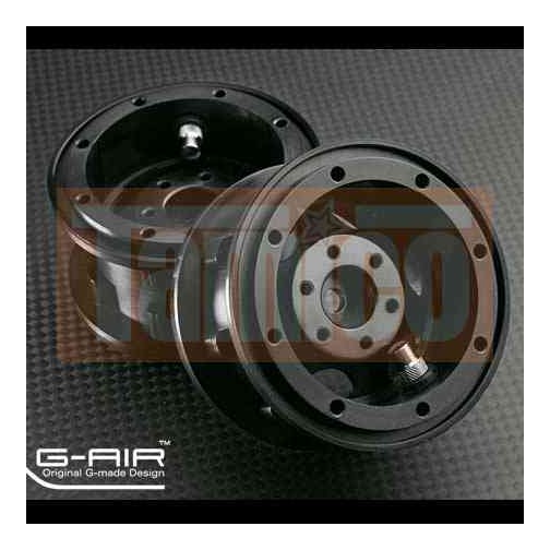 Gmade 2.2" GT G-Air System Beadlock Felgen schwarz (2 Stk.)