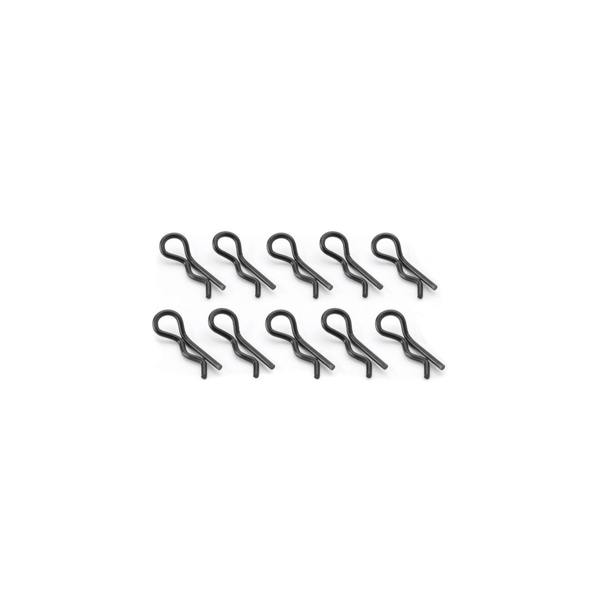 Carson 500908058 Karosserie-Splinte 14mm schwarz (10)