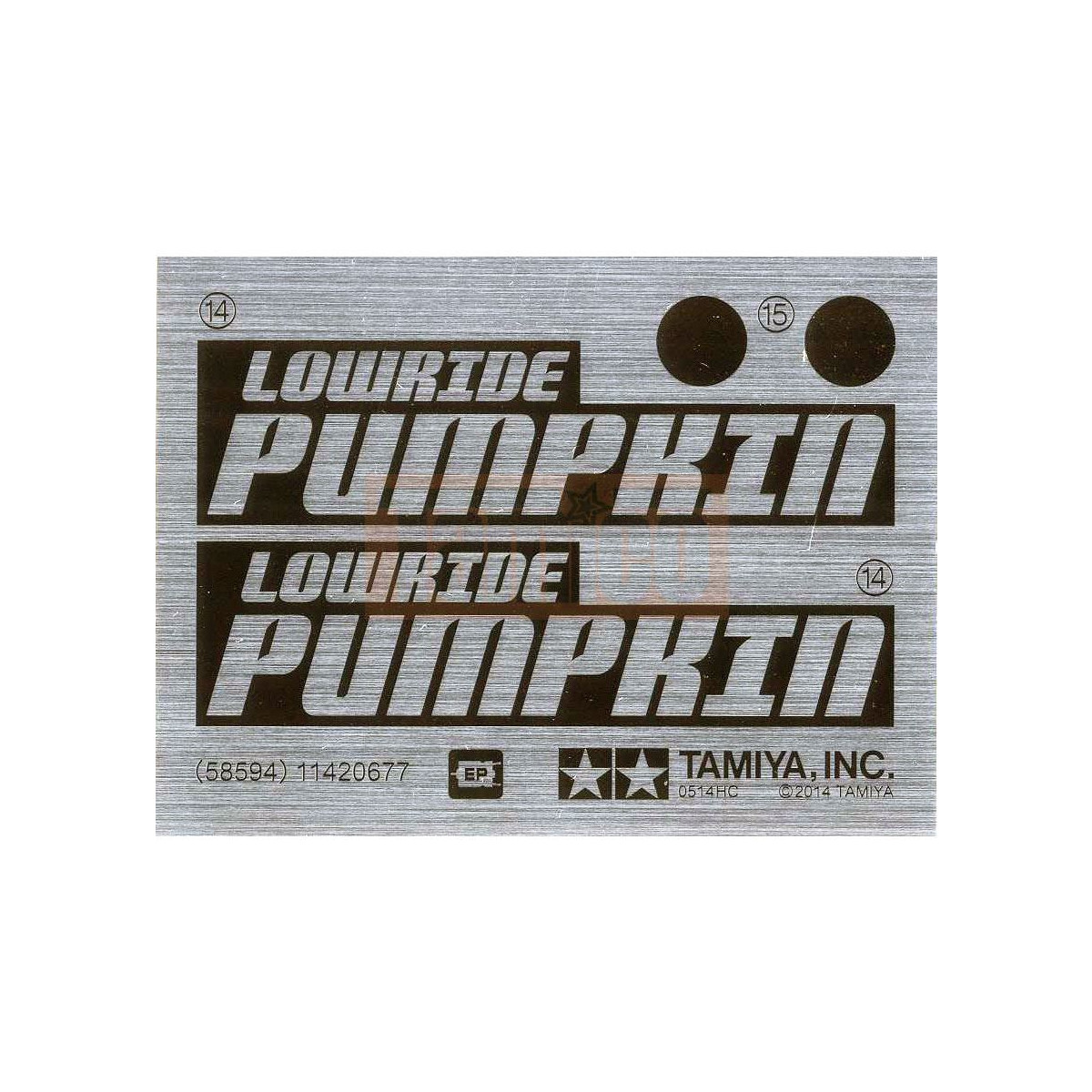 Tamiya #11420677 LOGO STICKER : 58594