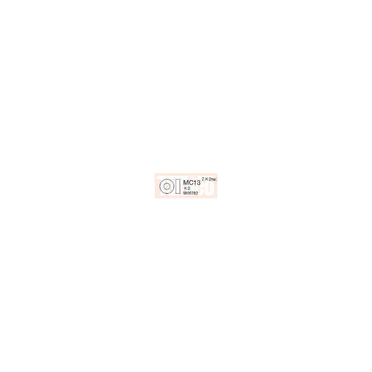 Tamiya #19805762 7x2mm Spacer (10 pcs.)