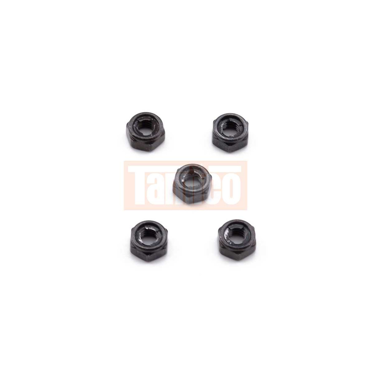 Tamiya #19805797 4mm Hard Lock Nut (5 pcs.)