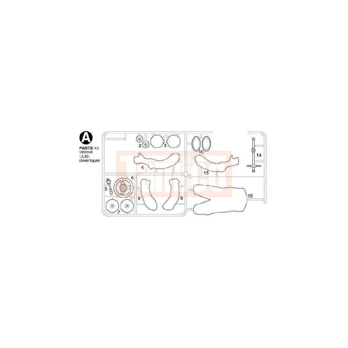 Ruote Anteriori Tamiya Per DT-02 Street Rover – 2 Pezzi, Modello TAM9804559