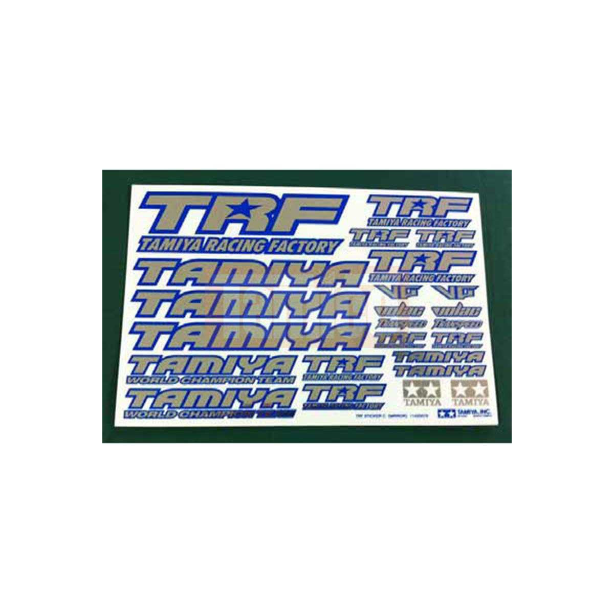 Tamiya TRF Aufkleberbogen C Blau (spiegelnd) #42237