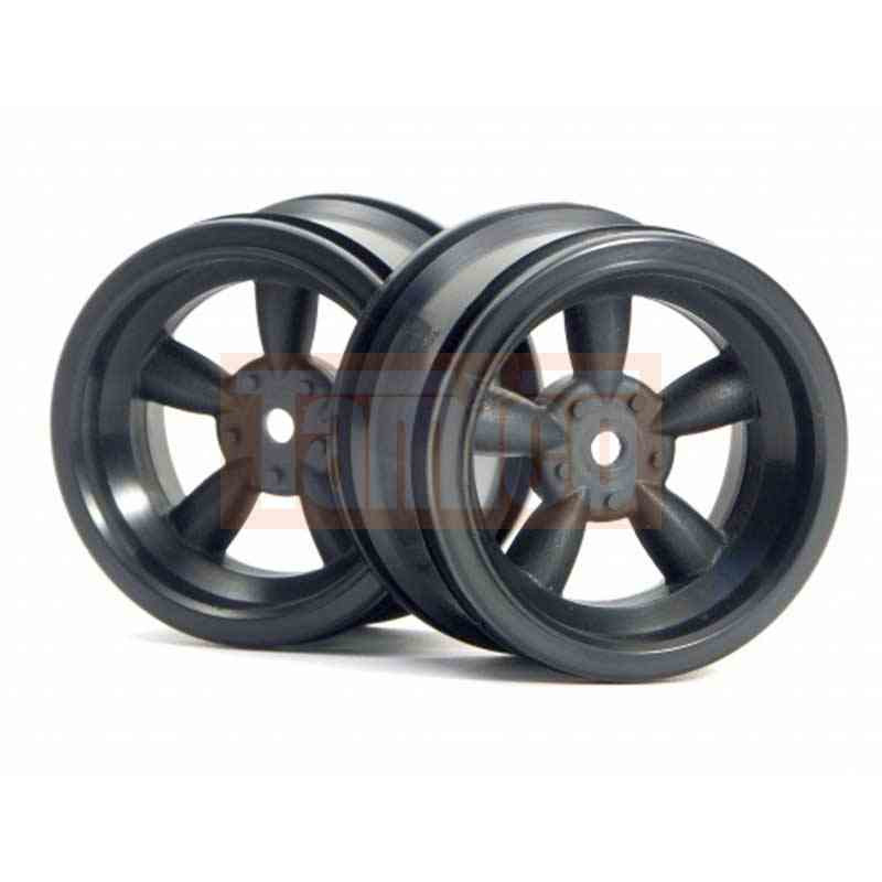 HPI Racing Vintage 5 Spoke Wheel 31Mm (Wide) Black 6Mm Offset