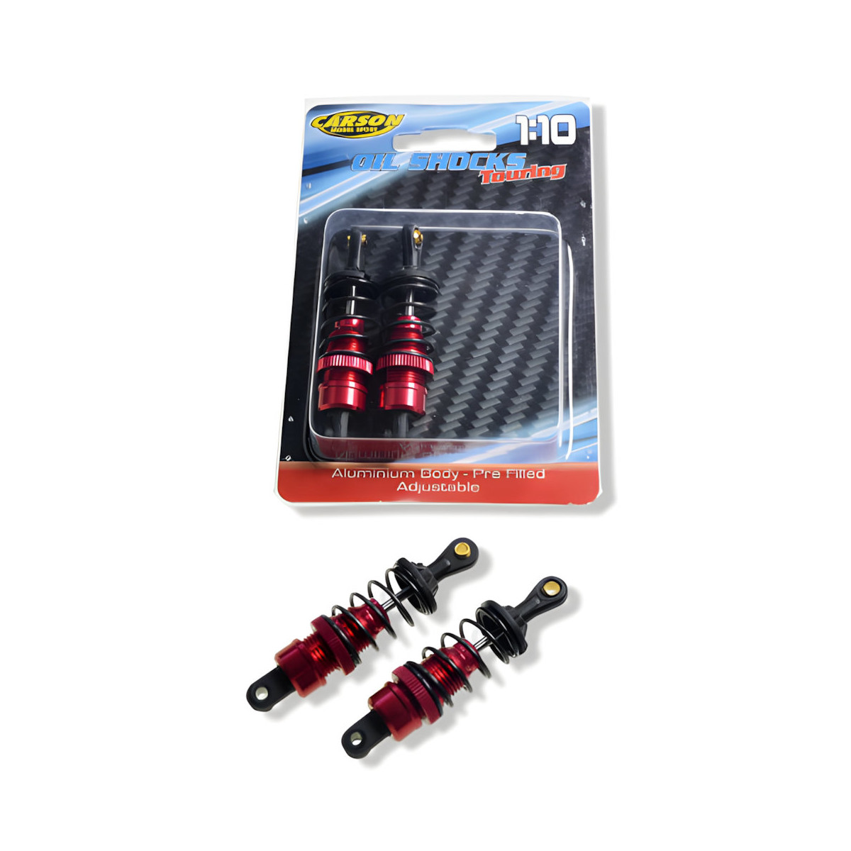 Carson 500405716 1:10-Alu-threaded-shock-Set 65mm (4)