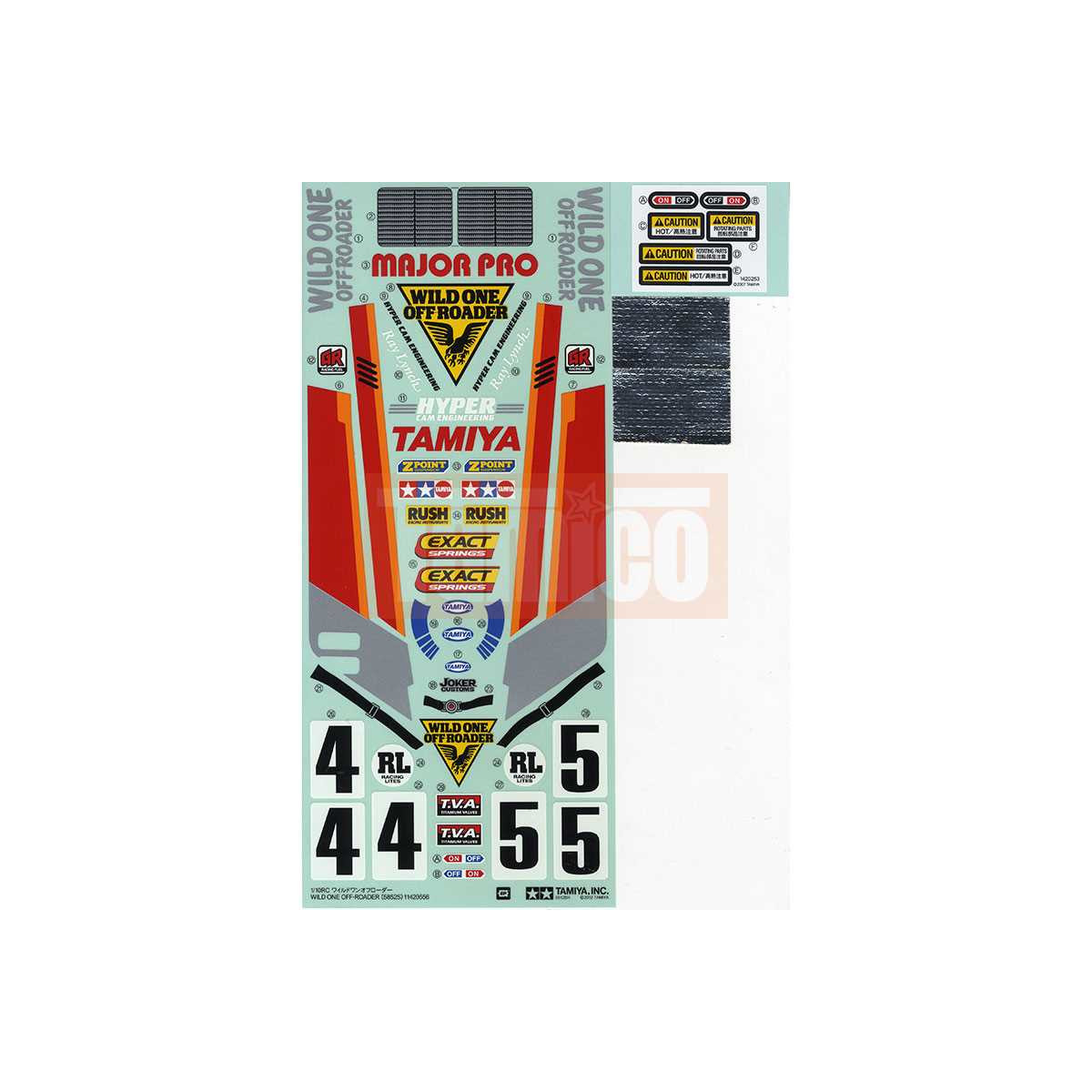 Tamiya Aufkleber Wild One #19495730