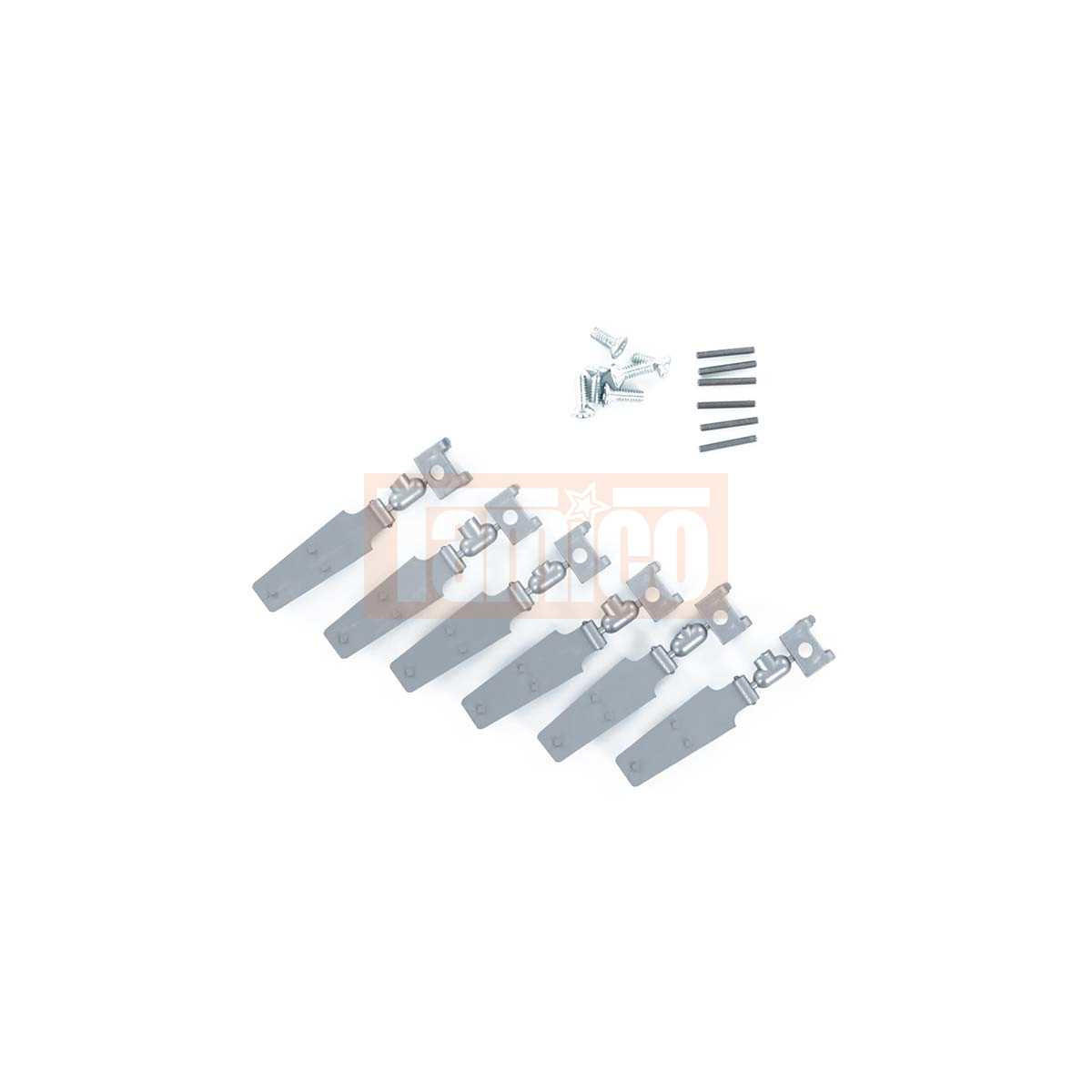 Carson 1:14 Trailer door hinge 270°(6)CAR.