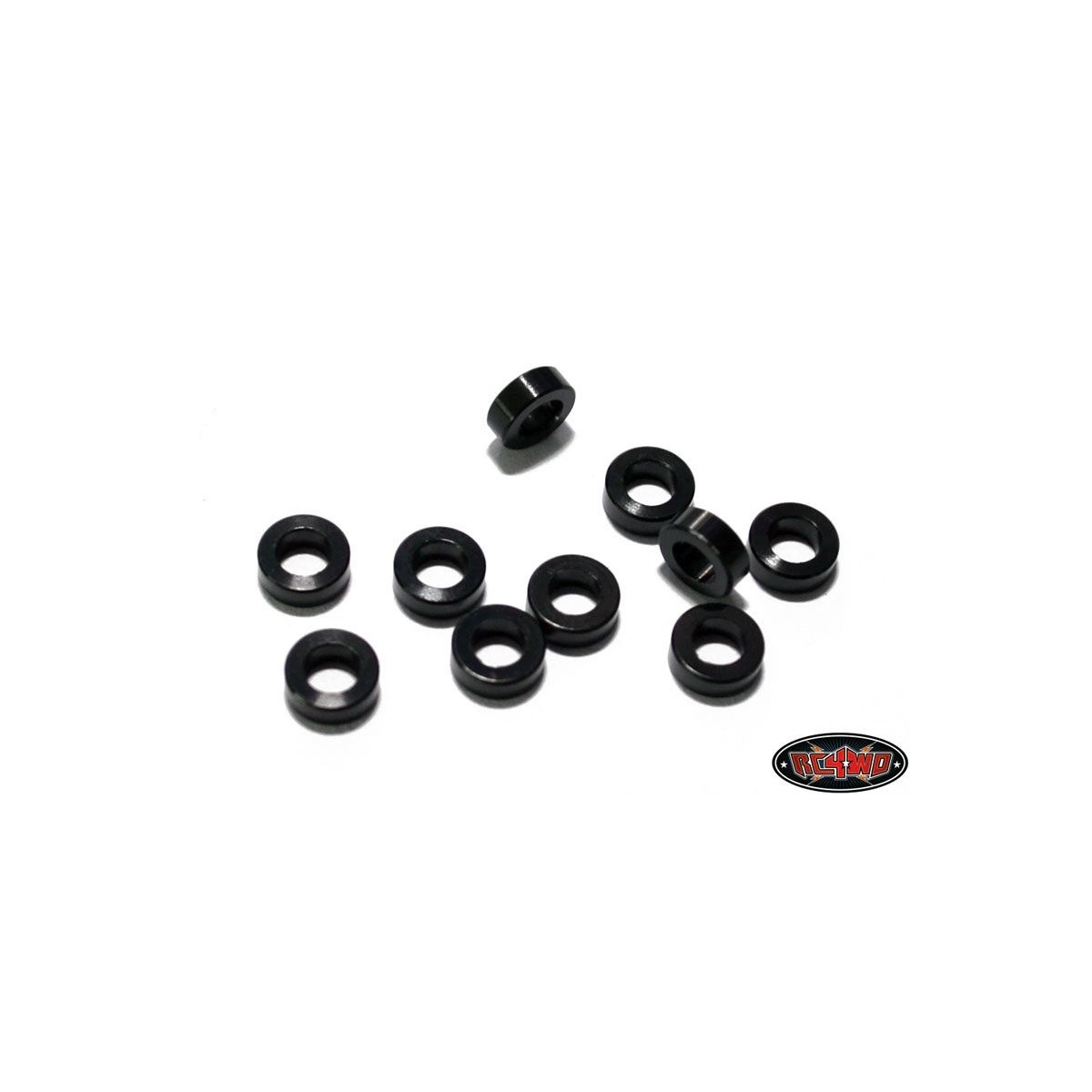RC4WD 2mm Black Spacer with M3 Hole (10)