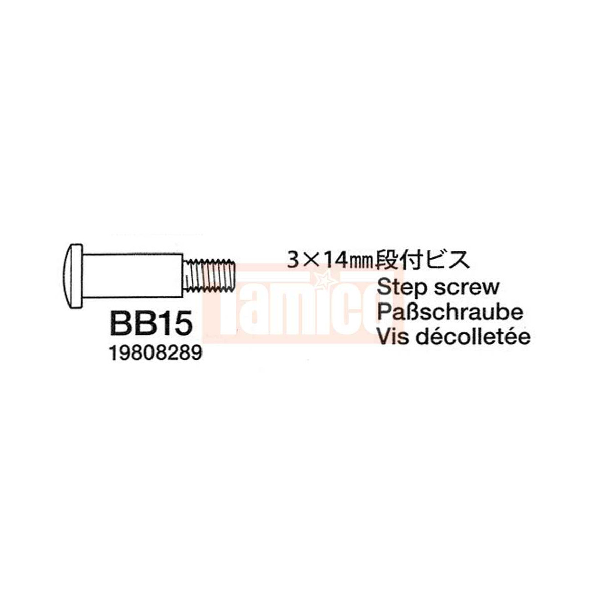 Tamiya Paß-Schraube 3x14mm (10 Stk.) Truck #19808289