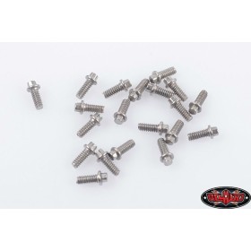 RC4WD Miniature Scale Hex Bolts (M1.6 x 4mm) (Silver)