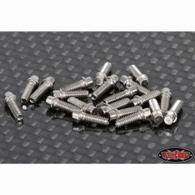 RC4WD Miniature Scale Hex Bolts (M2 x 6mm) (Silver)