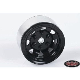 RC4WD Stamped Steel 1.55 Stock Beadlock Wheel (4, black)