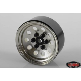RC4WD Pro10 1.9 Steel Stamped Beadlock Wheel (4) silber