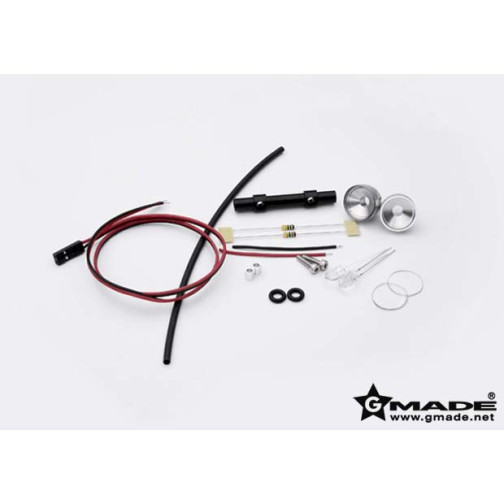 Gmade Metall Lampen-Bügel mit 2 LEDs (5 V) für GMade R1