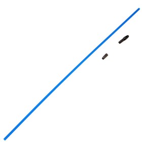 Traxxas 1726 Antennenr&ouml;hrchen blau mit Kappe (1)