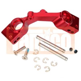 Traxxas 1952A Carriers, stub axle (red-anodized 6061-T6...