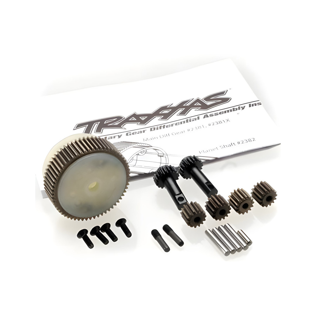 Traxxas 2388X Stahl Planetendiff.-Satz komplett