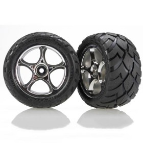 Traxxas 2478R Tires & wheels, assembled (Tracer 2.2...